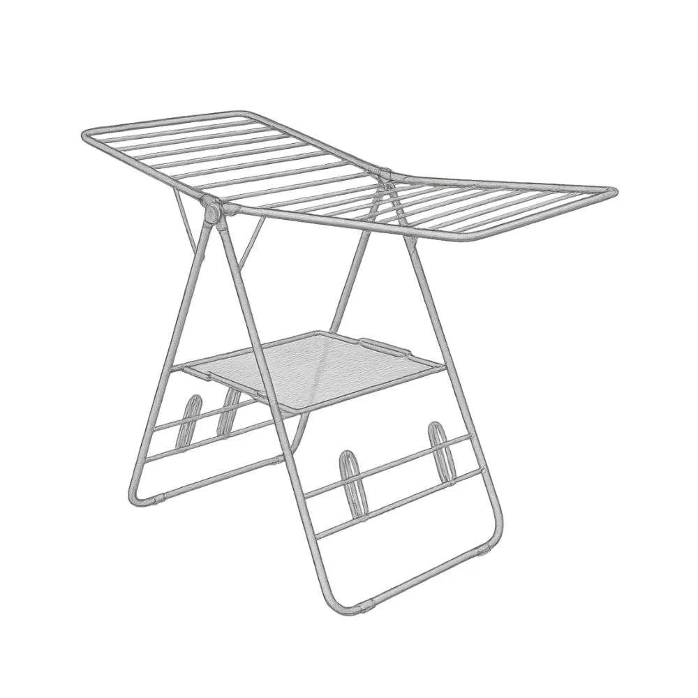Honey-Can-Do Heavy-Duty Folding Gullwing Laundry Drying Rack