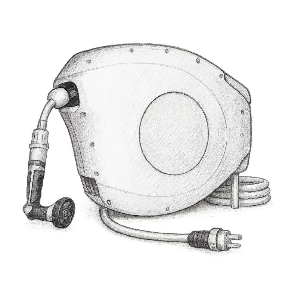 Hoselink 50ft Retractable Garden Hose Reel