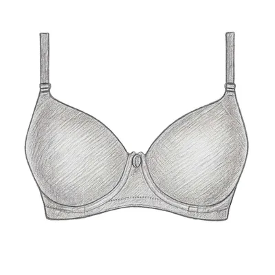 Hotmilk Forever Yours Black Contour Nursing Bra
