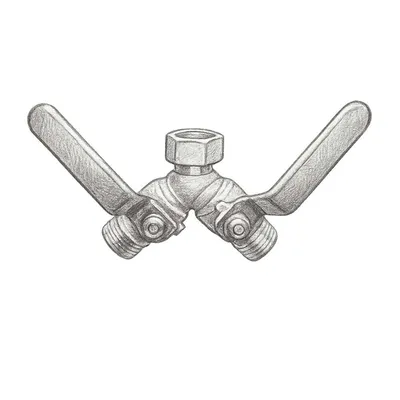HQMPC Garden Hose Y Valve Hose Splitter
