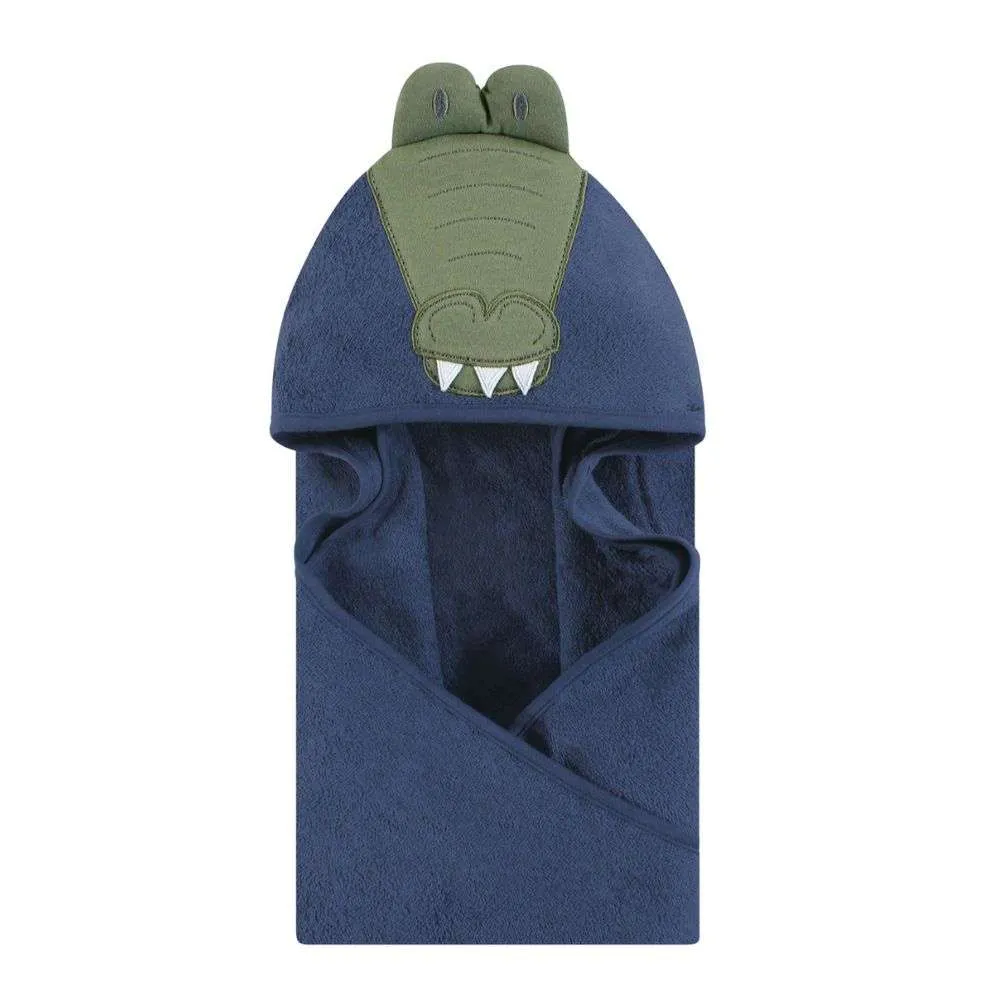 Hudson Baby Animal Face Hooded Towel