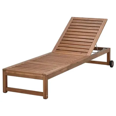 IKEA NÄMMARÖ Outdoor Chaise Light Brown Stained