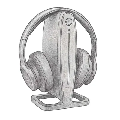 Insignia™ - RF Wireless Over-the-Ear Headphones