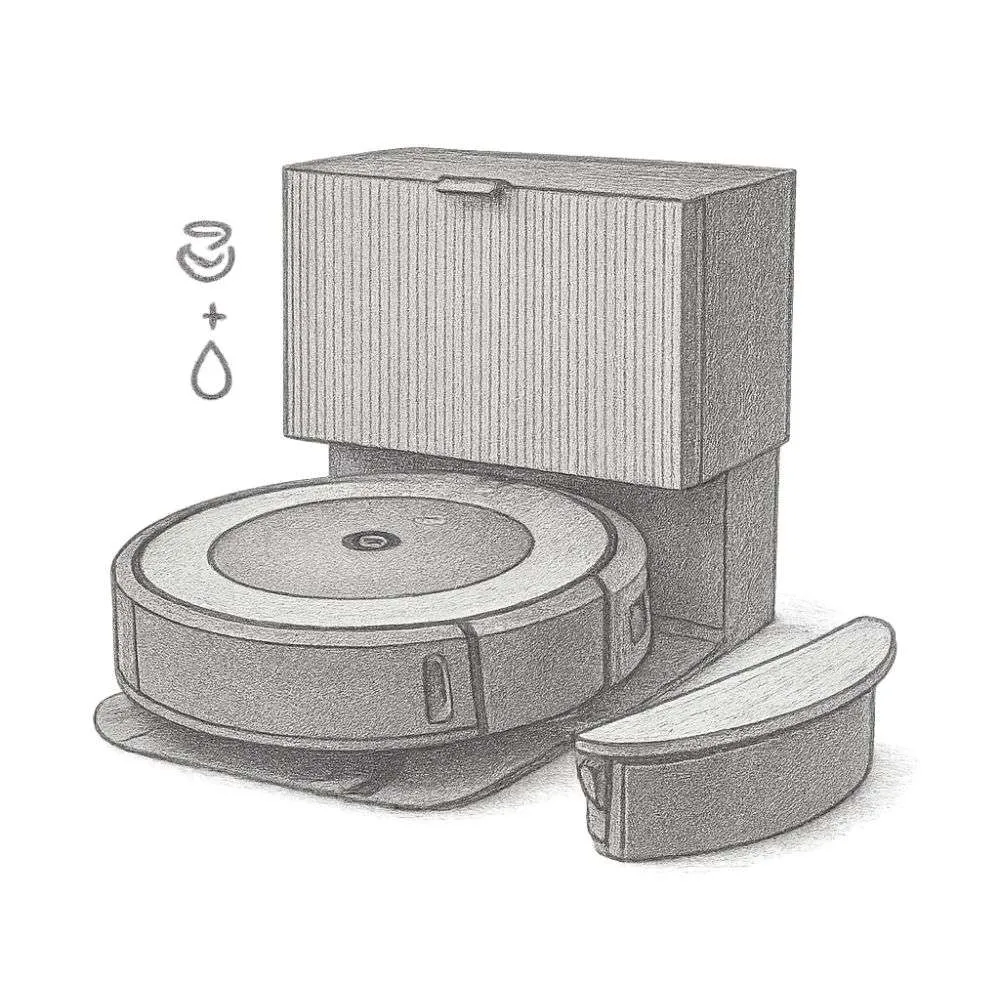 iRobot Roomba Combo® i5+ Self-Emptying Robot Vacuum and Mop