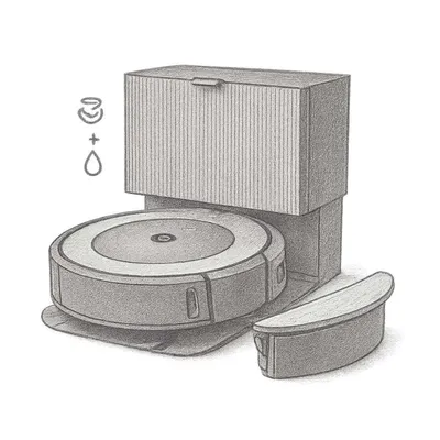 iRobot Roomba Combo® i5+ Self-Emptying Robot Vacuum and Mop