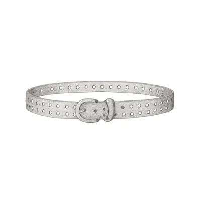 ISABEL MARANT Zap Leather Buckle Belt