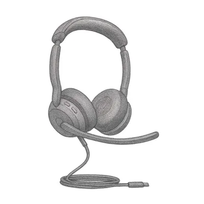 Jabra Evolve2 50 Wired Stereo Headset