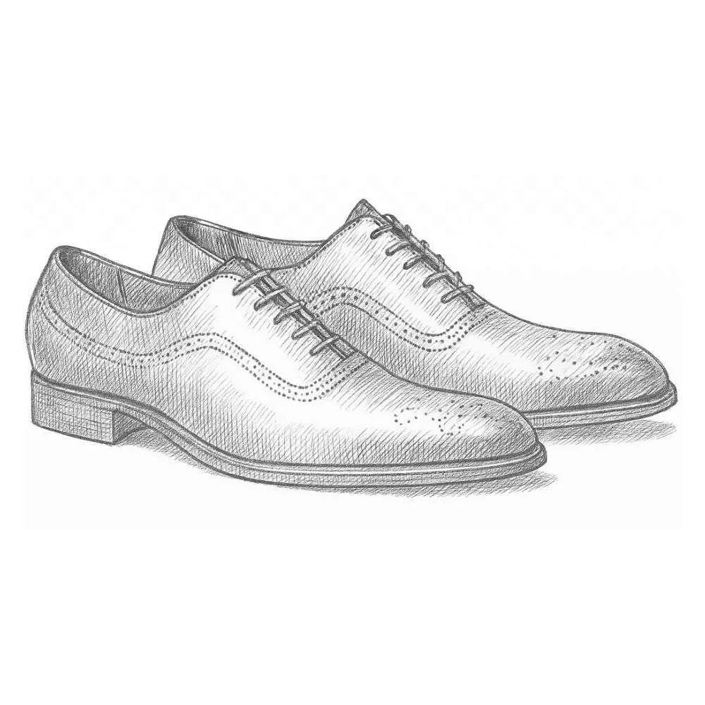Johnston & Murphy Ellsworth Plain Toe Medallion Shoes