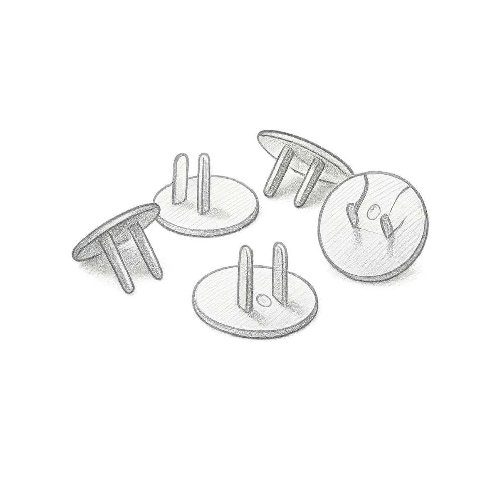 Jool Baby Electrical Outlet Plug Covers (Pack of 32)