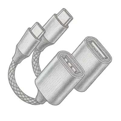 JSAUX USB-C to USB 3.0 OTG Cable