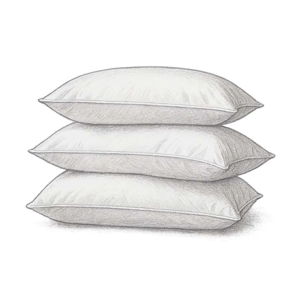 Kassatex European White Goose Down Pillow Soft