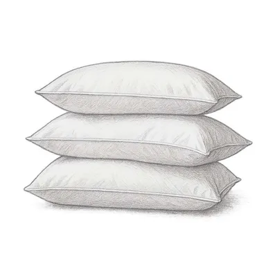 Kassatex European White Goose Down Pillow Soft