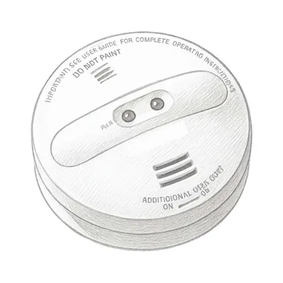 Kidde PI9010 Dual Sensor Battery Operated Smoke Alarm