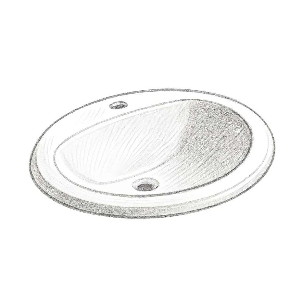 Kohler Bryant Oval Drop-In Bathroom Sink