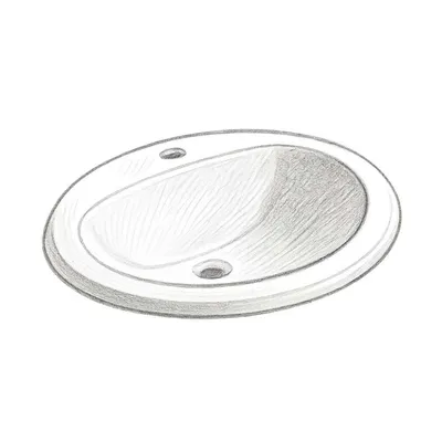 Kohler Bryant Oval Drop-In Bathroom Sink