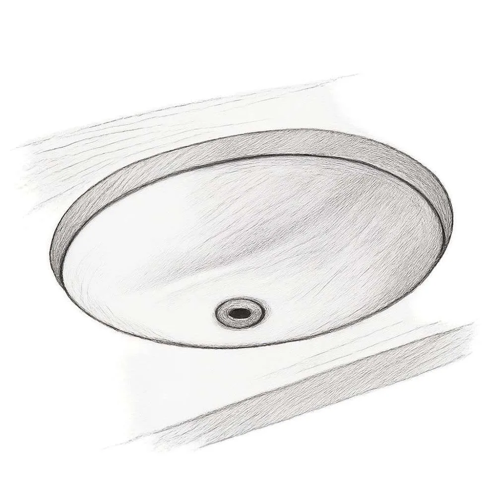 Kohler Caxton Oval Undermount Bathroom Sink