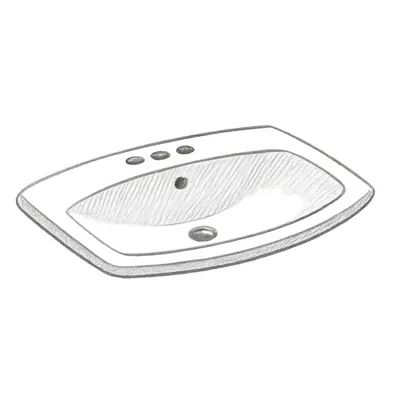 Kohler Cimarron Rectangle Drop-In Bathroom Sink