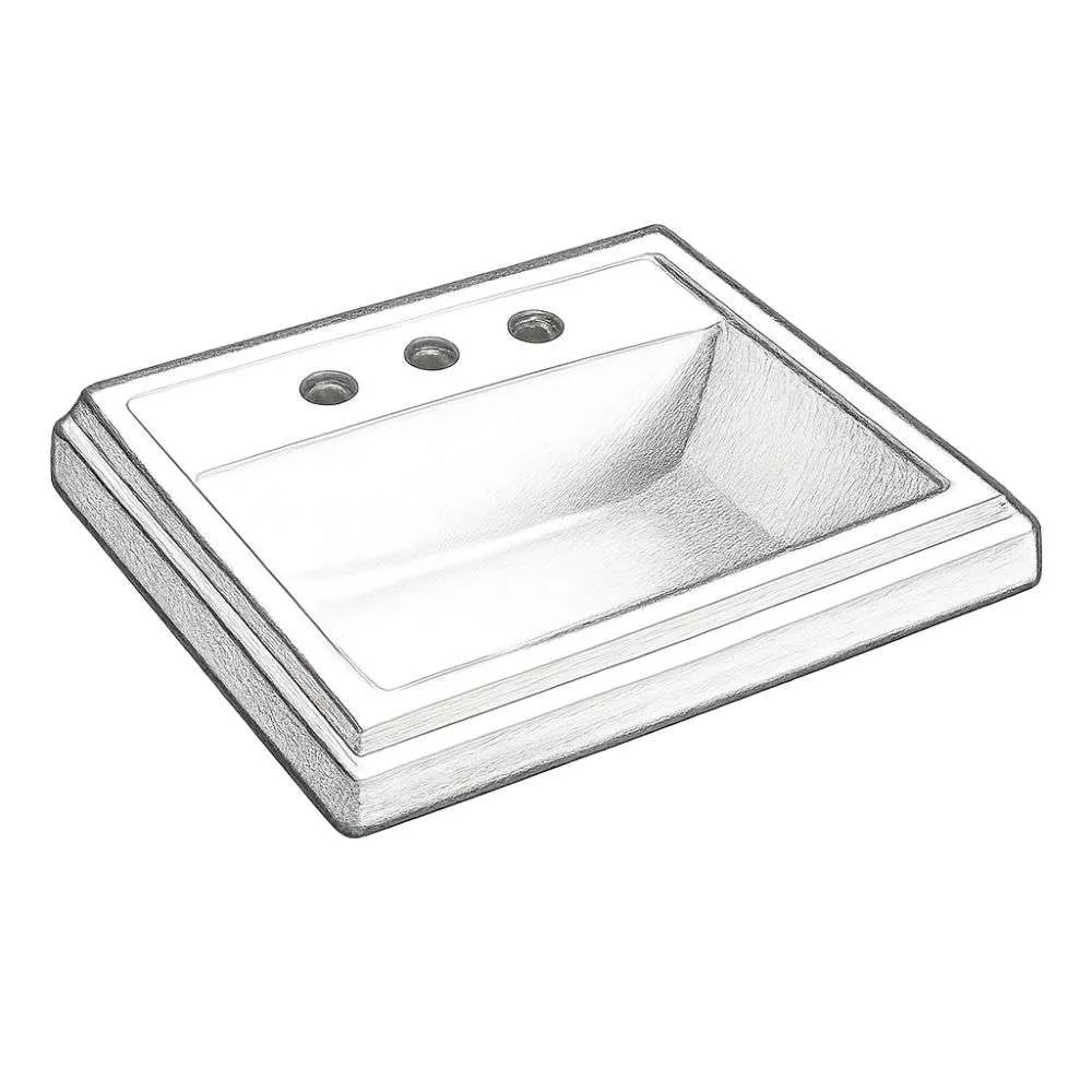 Kohler Tresham Rectangular Drop-In Bathroom Sink