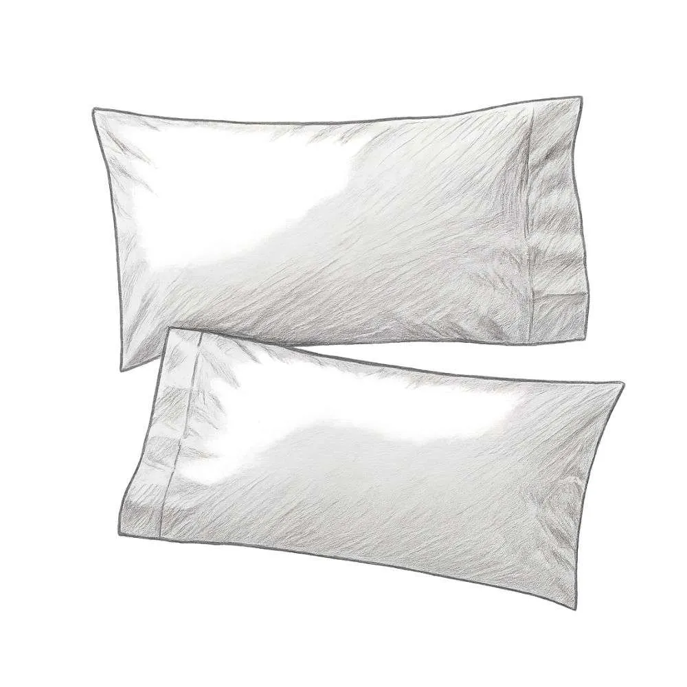 L.L.Bean 280-Thread-Count Pima Cotton Percale Standard Pillowcases (1 Set of 2 Pieces)