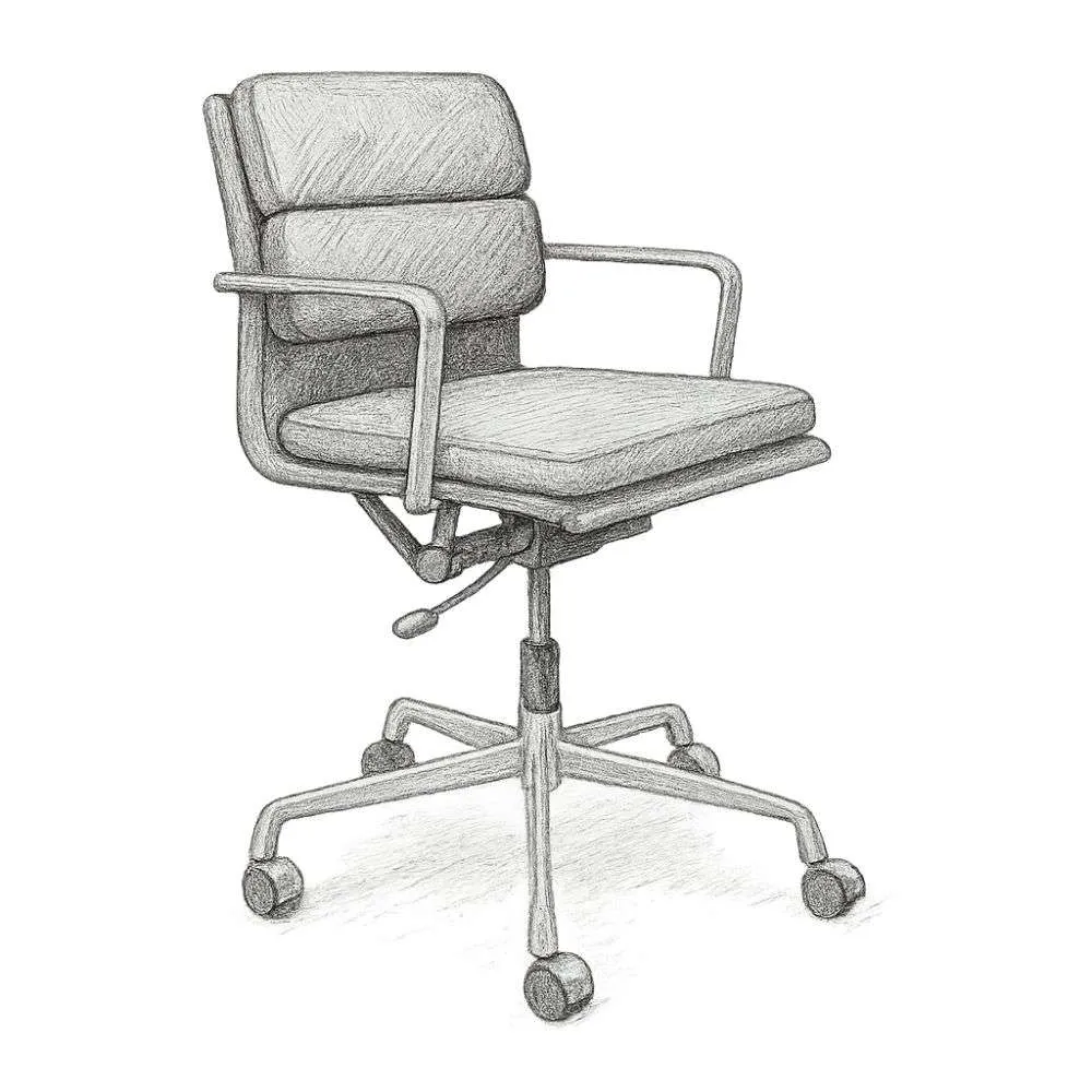 Laura SOHO II Padded Management Chair