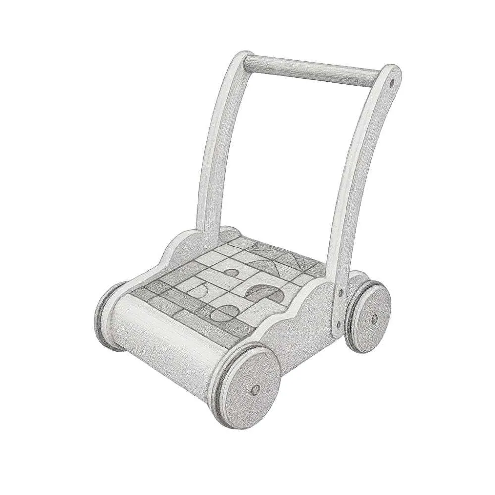 Le Toy Van Rainbow Baby Walker & Puzzles