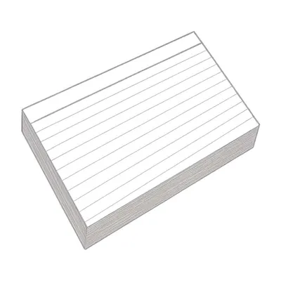 Levenger Horizontal Ruled Cards (100 Count)