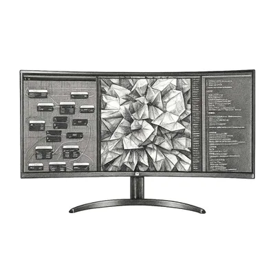 LG 34" IPS QHD Curved UltraWide™ Monitor 34BQ60QC-B