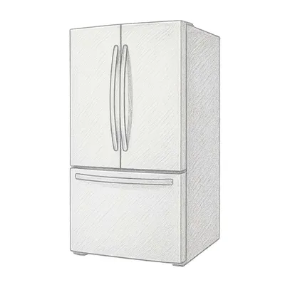 LG 36-inch Wide Counter-Depth MAX™ French Door Refrigerator (27 Cu. Ft.)
