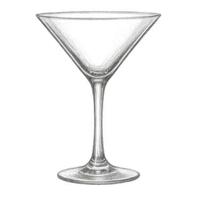 Libbey Entertaining Essentials Martini Glasses 8 oz (Set of 6)