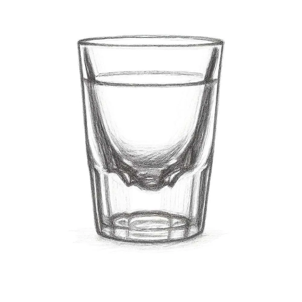 Libbey Fluted Shot Glass with 1 oz Pour Line (Set of 12)