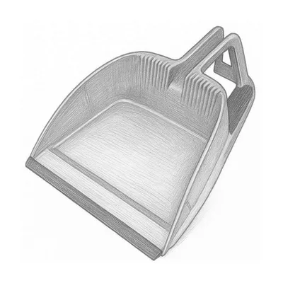 Libman Step-On Dust Pan with Molded Cleaning Teeth