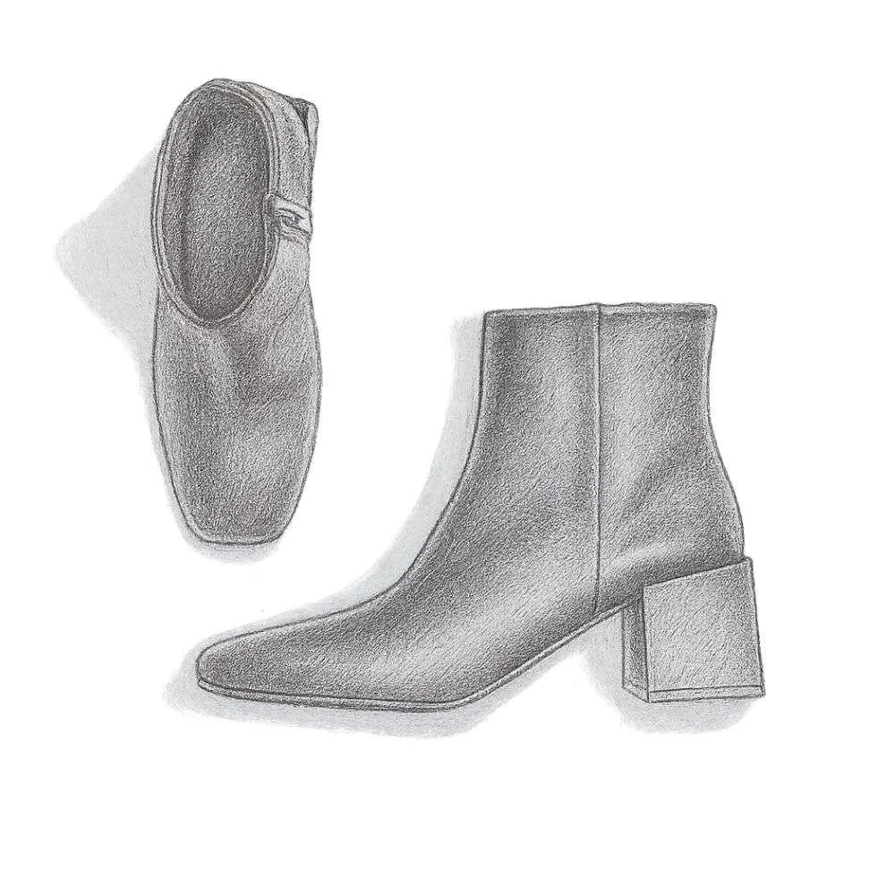 LoQ Lazaro Block Heel Boots