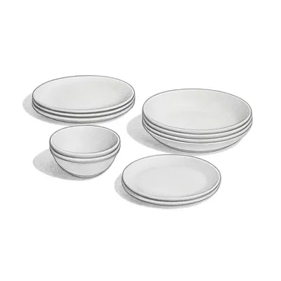 Made In Tabletop Dinnerware (4 Sets Of 4 Pieces)