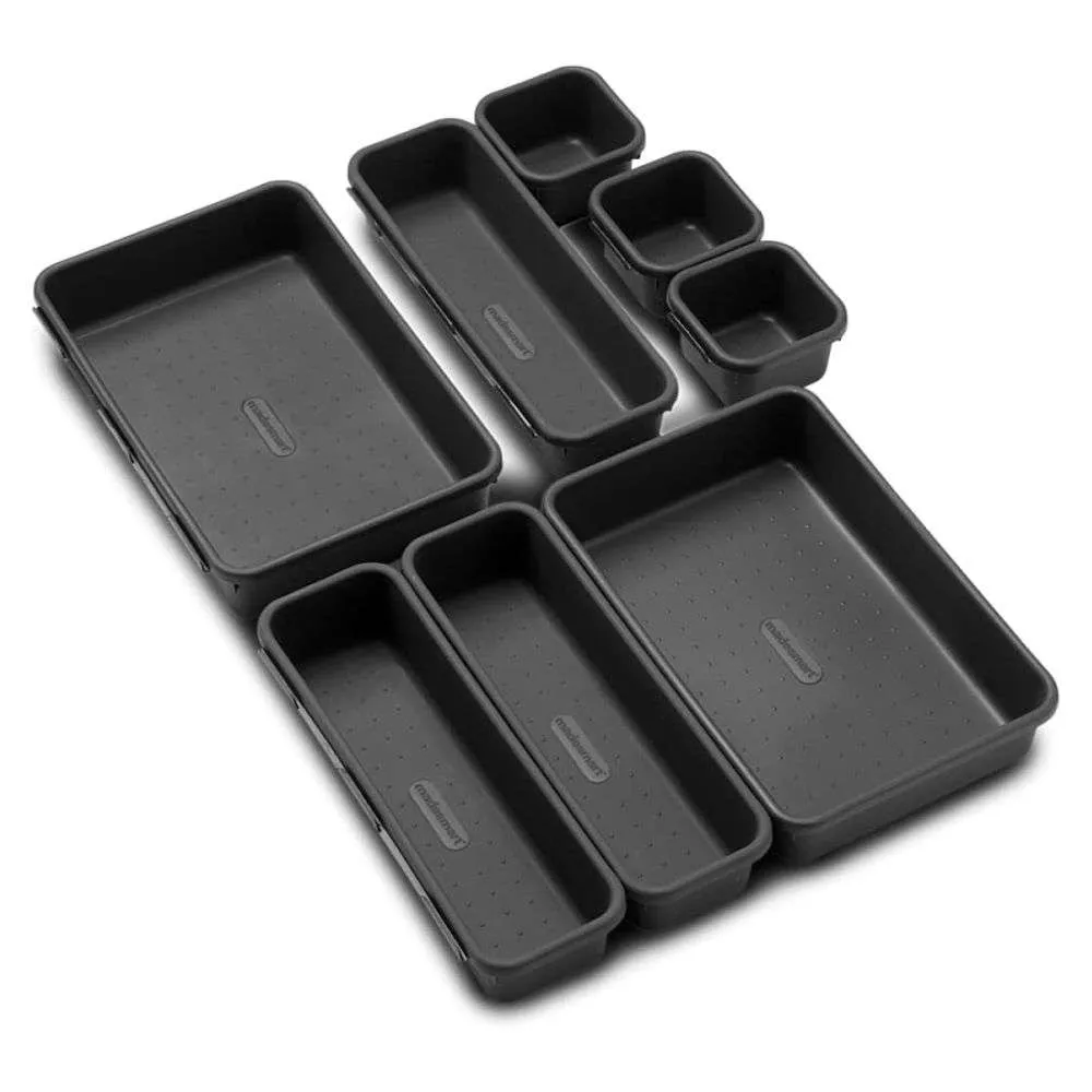 Madesmart Interlocking Bin Pack Drawer Organizer (Set of 8)