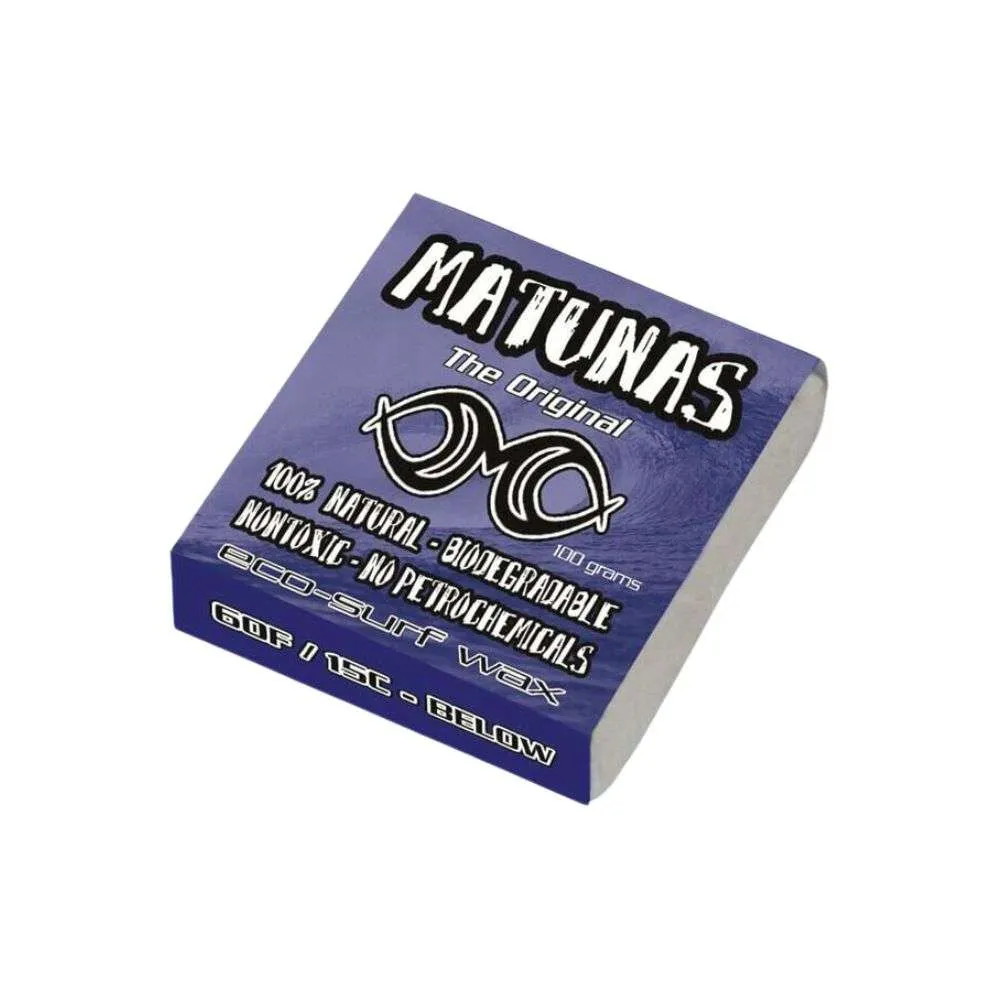 Matunas Organic Cold Water Surf Wax (4 Pack)