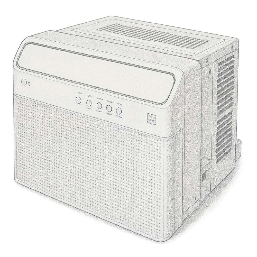 Midea U-shaped Window Air Conditioner (10,000 BTU)