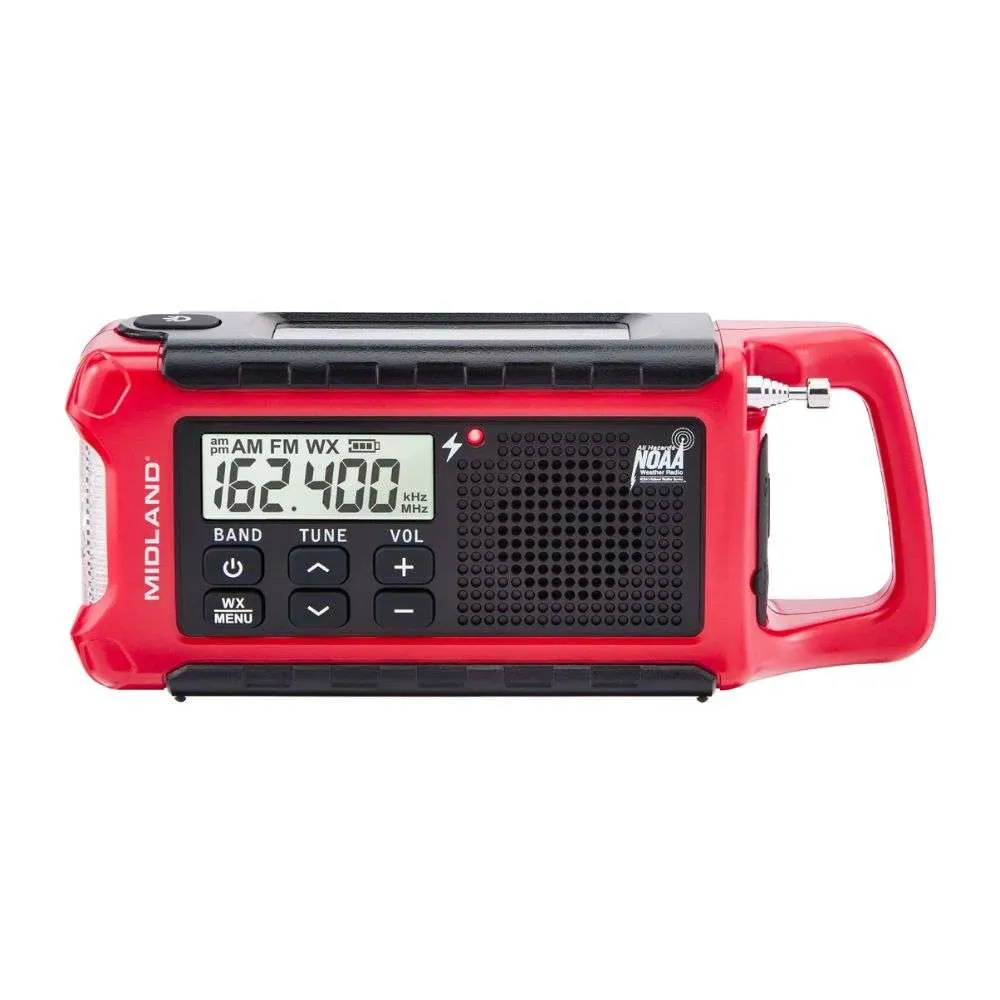Midland Radio ER210 E+READY® Compact Emergency Crank Wx Radio
