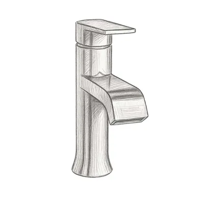 Moen Genta One-Handle High Arc Bathroom Faucet