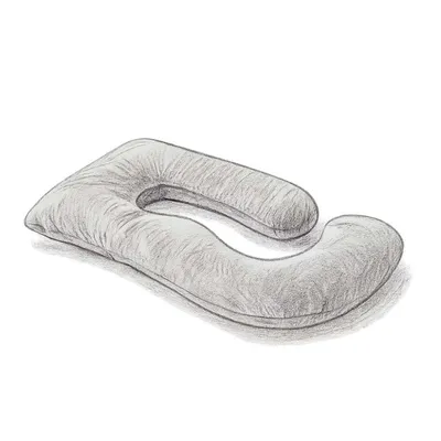 Momcozy Huggable U Shaped Maternity Body Pillow
