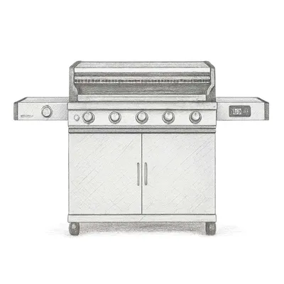 Monument Grills Denali 605 Stainless Smart Gas Grill
