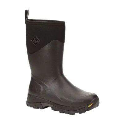 Muck Boot Men's Arctic Ice Mid Boot + Vibram Arctic Grip A.T. Rubber Boots
