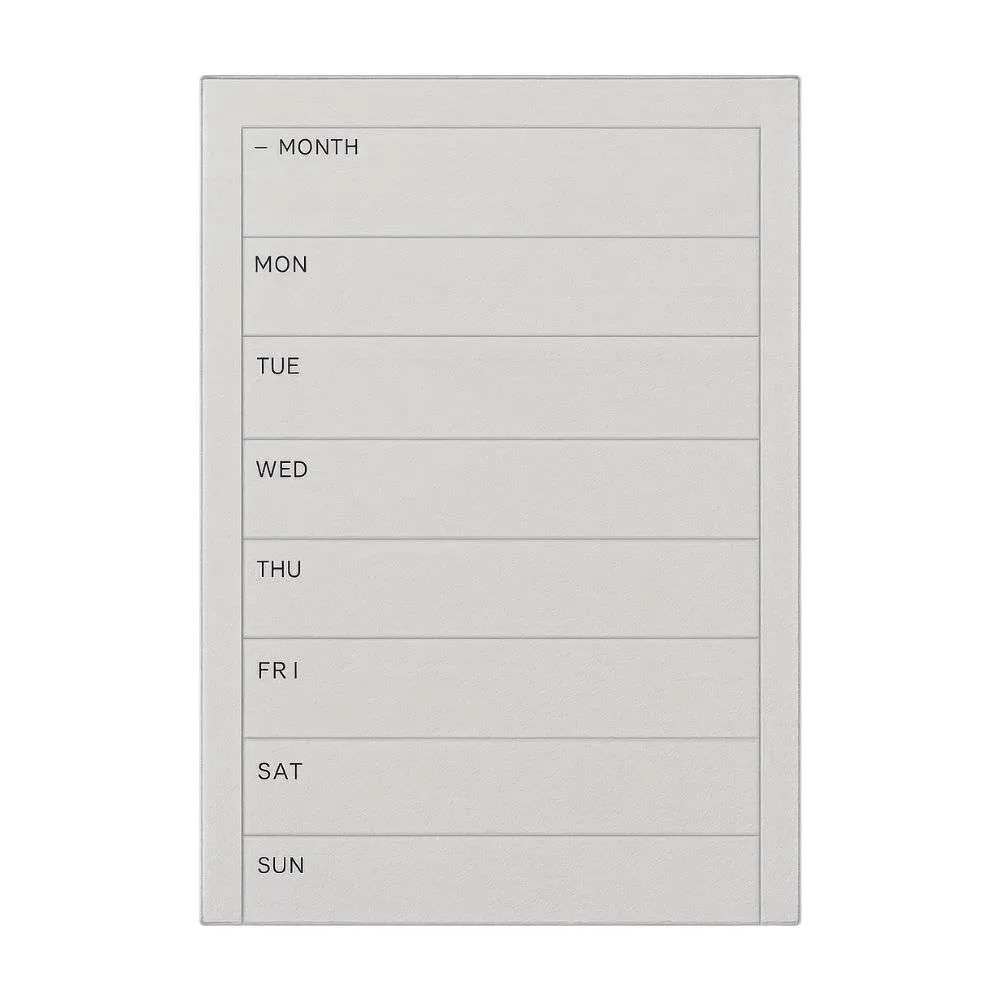 MUJI Recycled Paper Weekly Planner