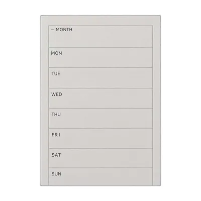 MUJI Recycled Paper Weekly Planner