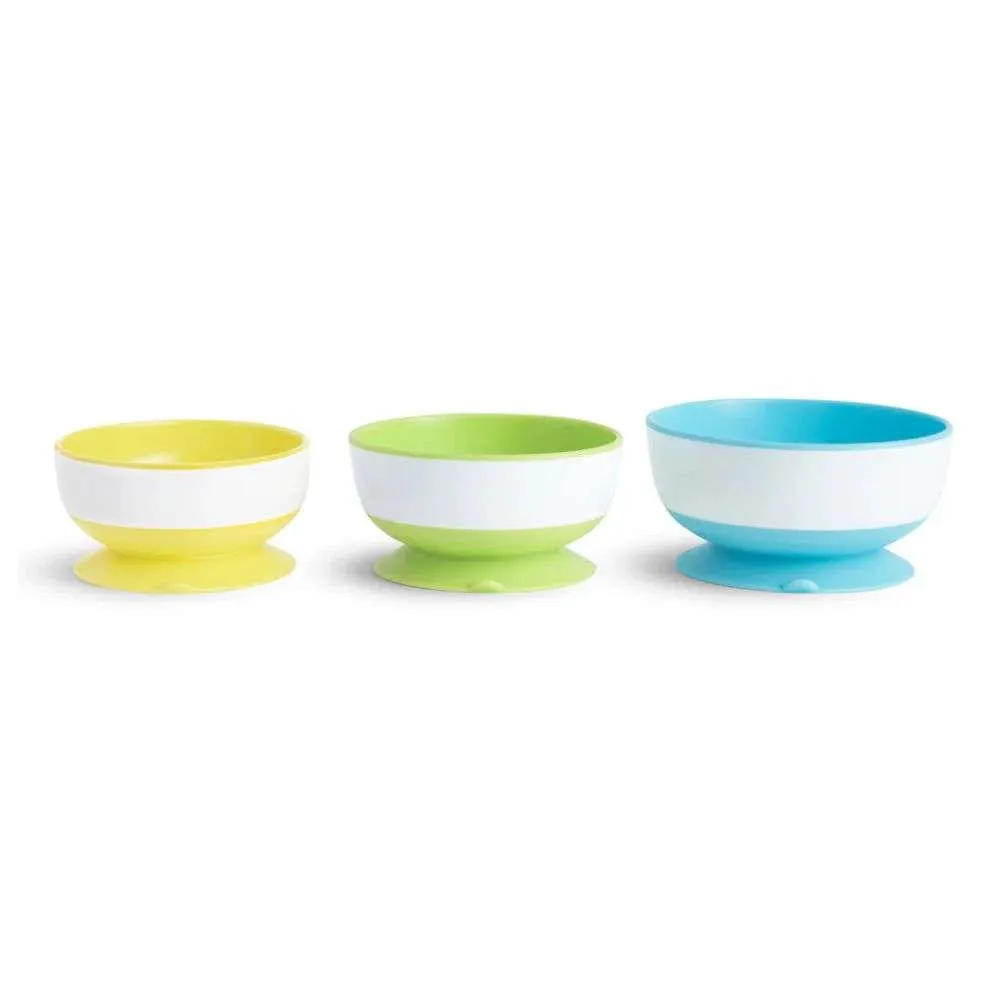 Munchkin Stay Put™ Suction Bowls (Pack of 3)