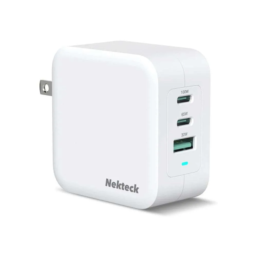 Nekteck GaN Charger 100W USB C Charger 3-Ports