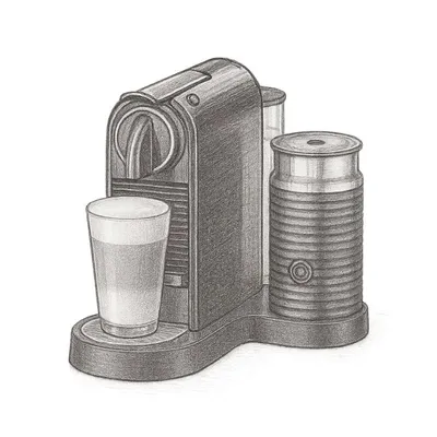 Nespresso CitiZ&Milk Limousine Black