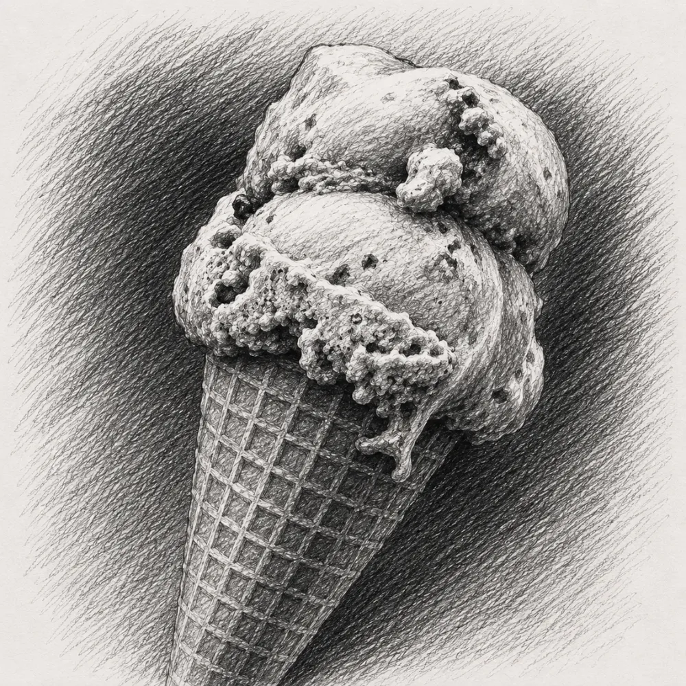 Niederfrank's Coffee Almond Fudge Ice Cream