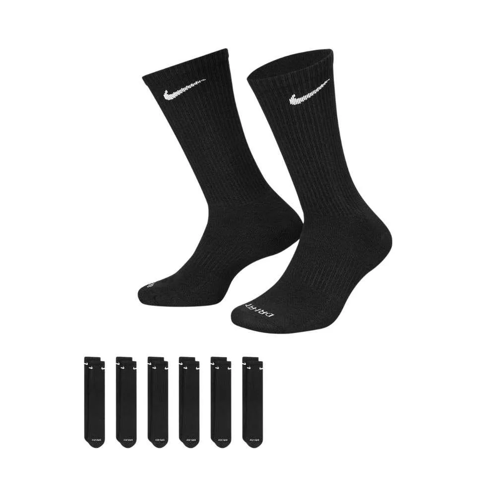 Nike Everyday Plus Cushioned Training Crew Socks (Pack of 6)