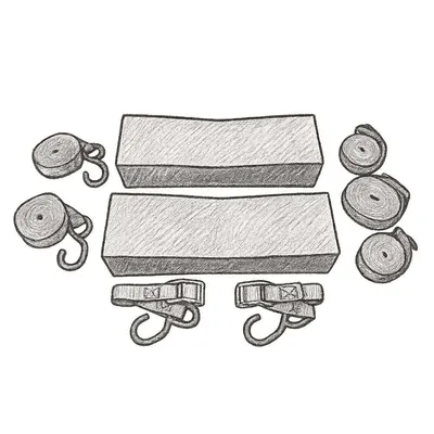 NRS Deluxe Kayak Car Foam Block Carriers