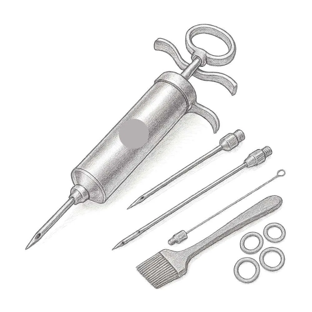 Ofargo Marinade Meat Injector Syringe